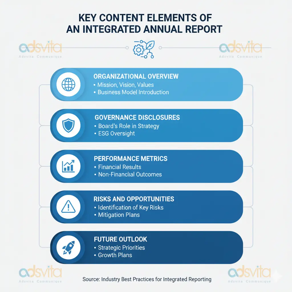 Key content elements of an integrated annual report